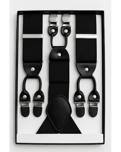 suspensor Negro mate