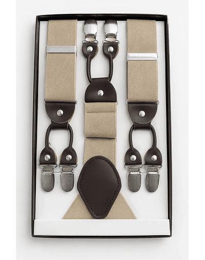 Suspensor beige mate