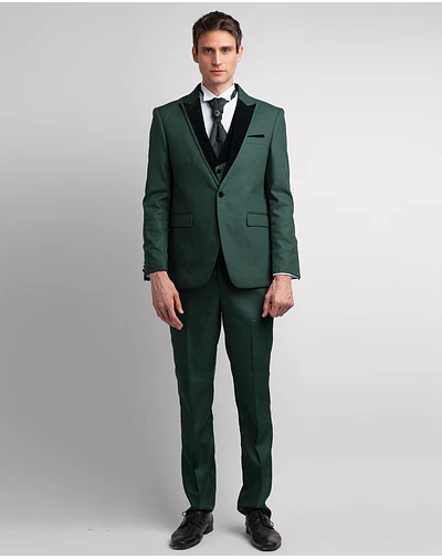 Terno Verde Pino 3P