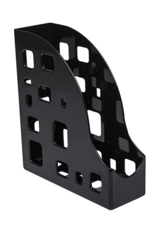 Porta Revistas Organizador Simple Negro