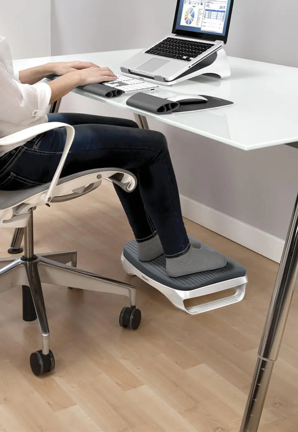 Reposapiés / Apoya Pies Acolchado I-spire Fellowes 3