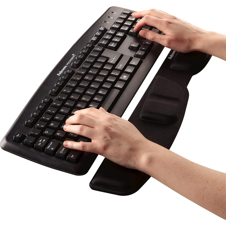 Reposa / Apoya Muñecas Teclado Negro Hilado 2