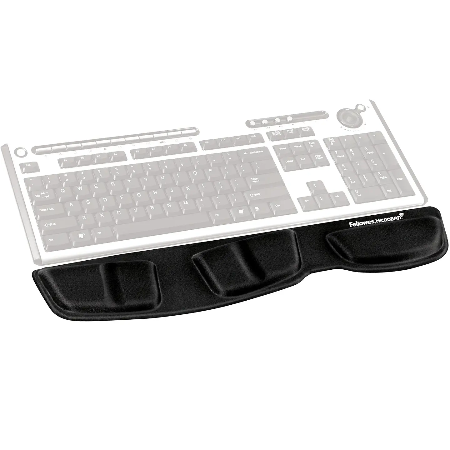 Reposa / Apoya Muñecas Teclado Negro Hilado 5