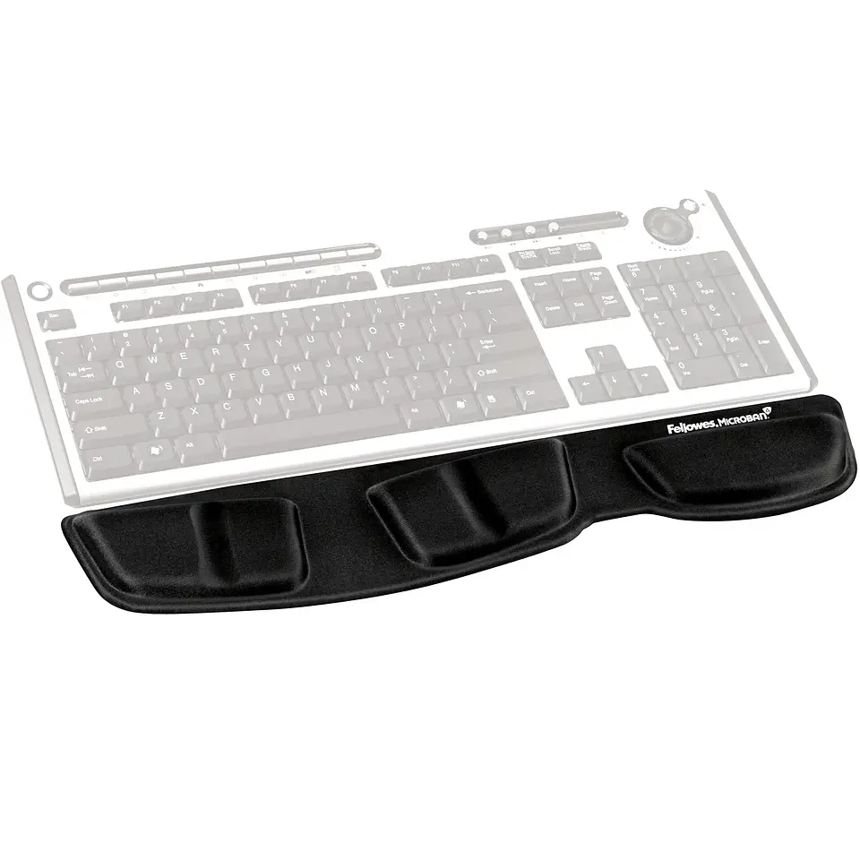 Reposa / Apoya Muñecas Teclado Negro Hilado 5