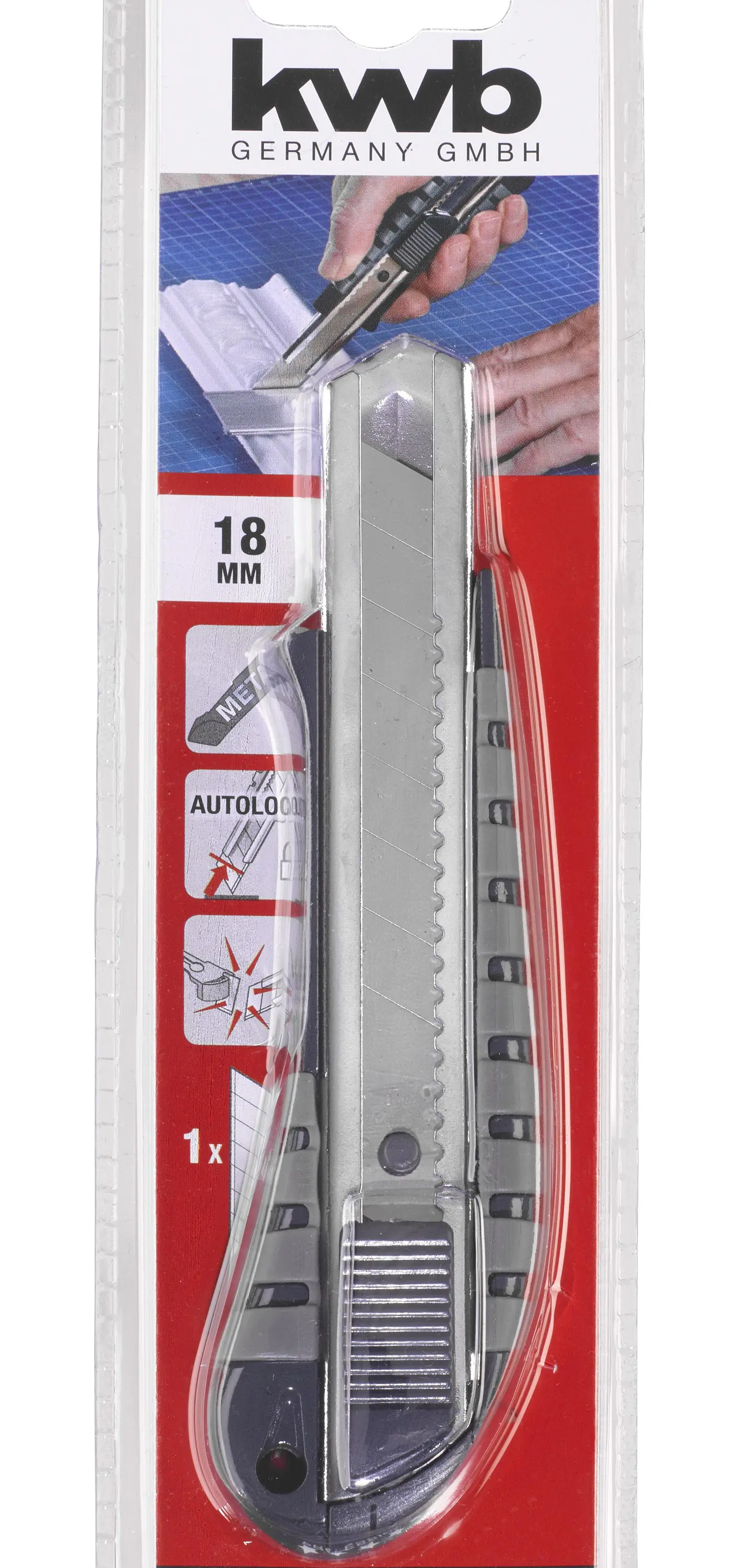 Cuchillo Cartonero 18 mm KWB  4