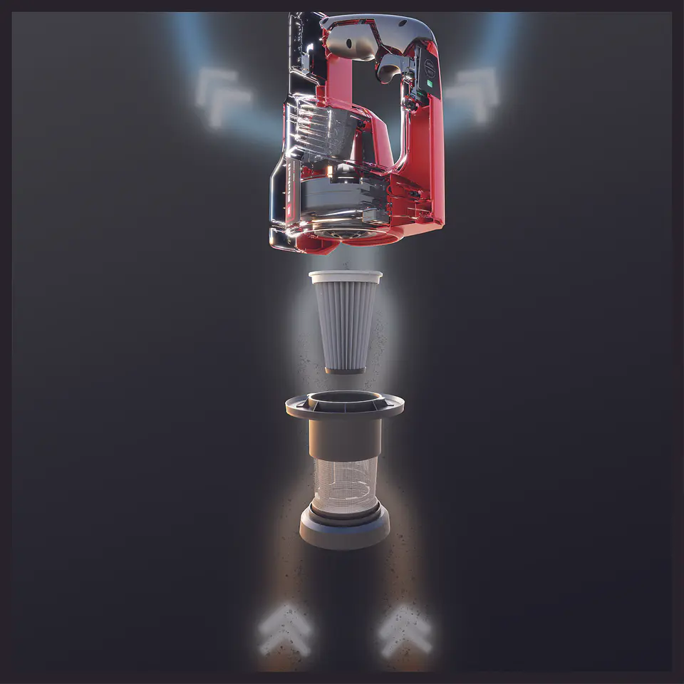 Aspiradora Vertical Inalámbrica 10 lt Einhell 4