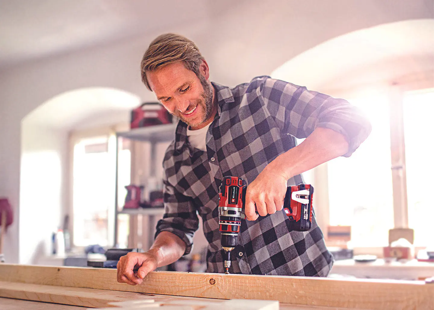 Taladro Percutor Inalámbrico 50Nm Cargador y Baterías Einhell 8