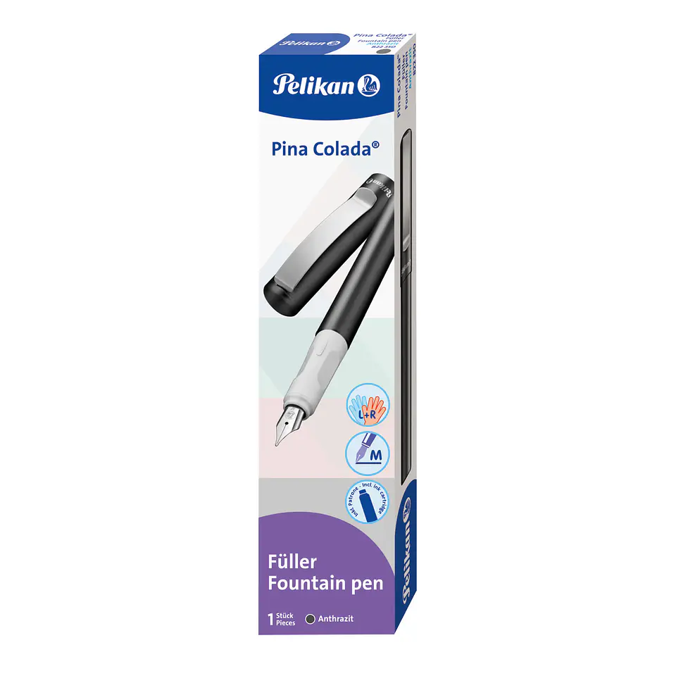 Pluma Pelikan Piña Colada Gris 5