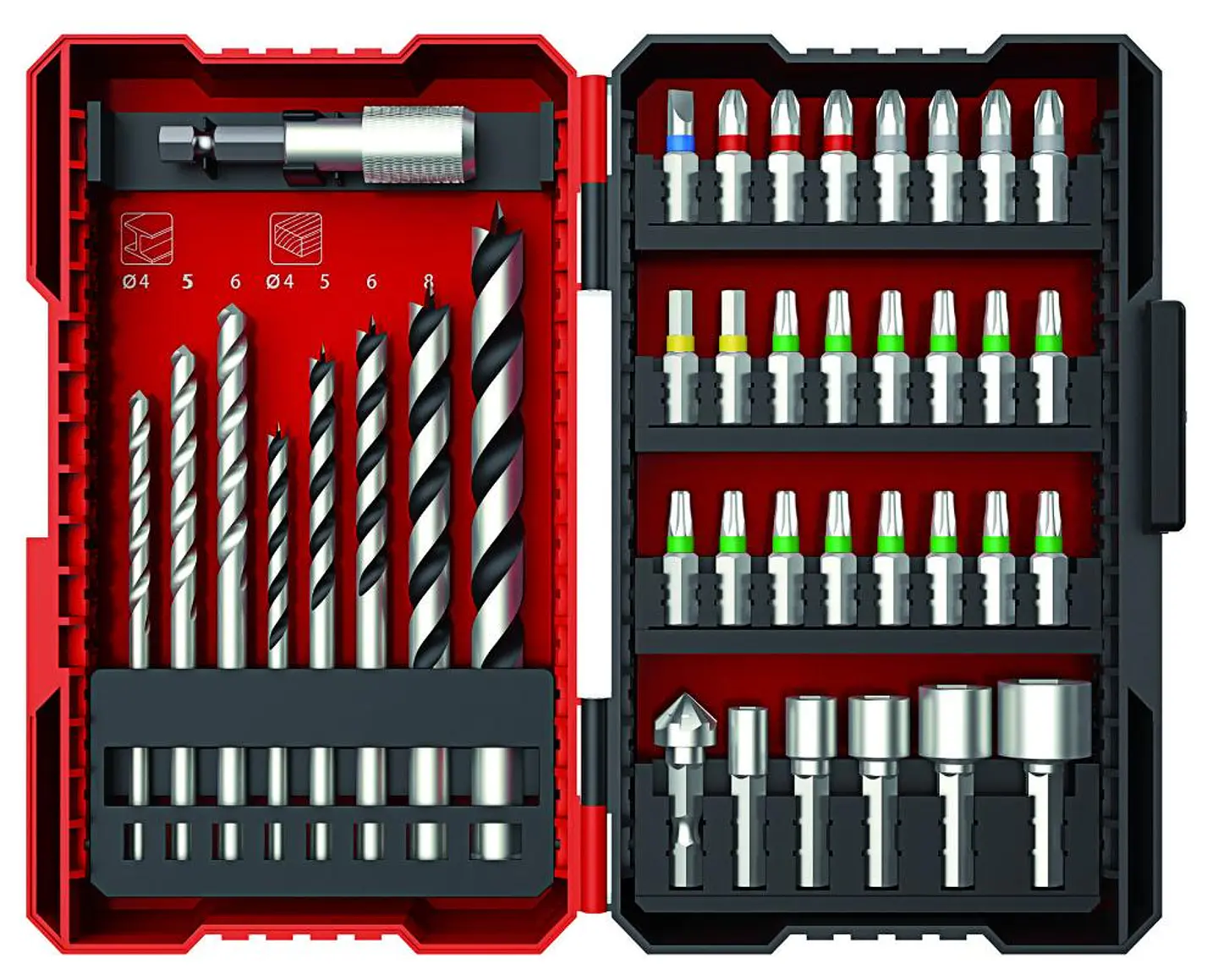 Taladro Inalámbrico +39 Accesorios + Batería y cargador Einhell 2
