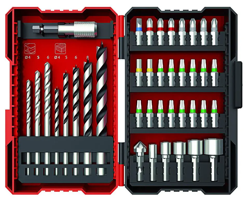 Taladro Inalámbrico +39 Accesorios + Batería y cargador Einhell 2