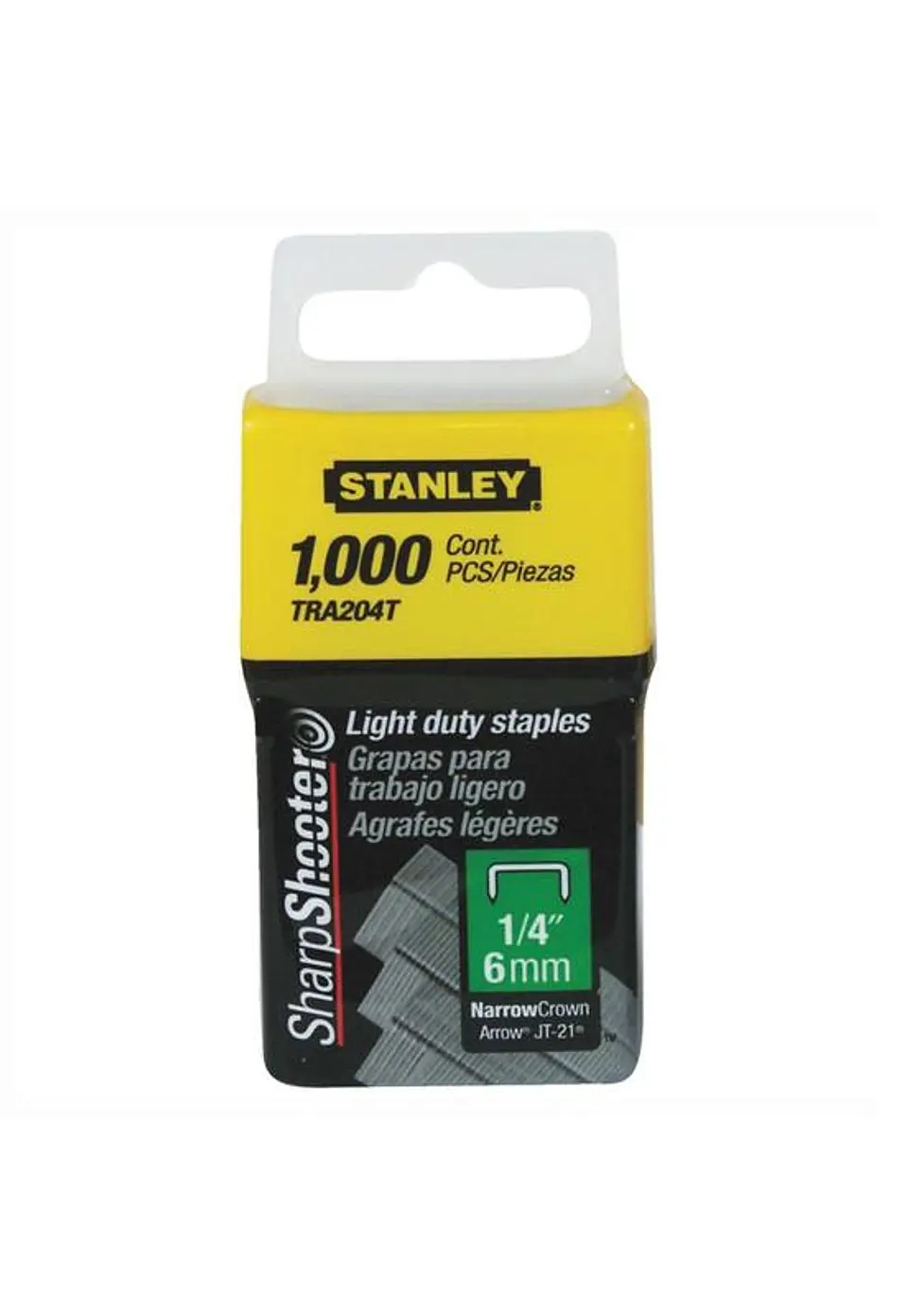 Corchetes 204T 1/4'' 1000 unidades 1