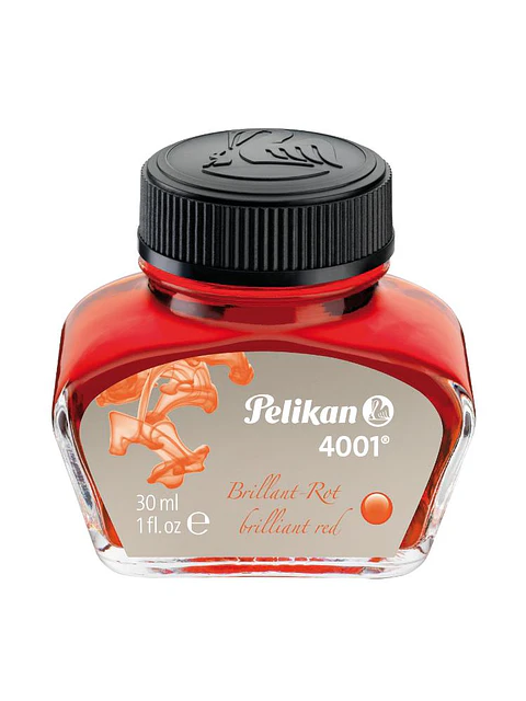 Pelikan pote Ti 4001 30ml Rojo Brillante