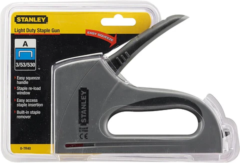 Engrapadora Metal Stanley TR 40 Gris