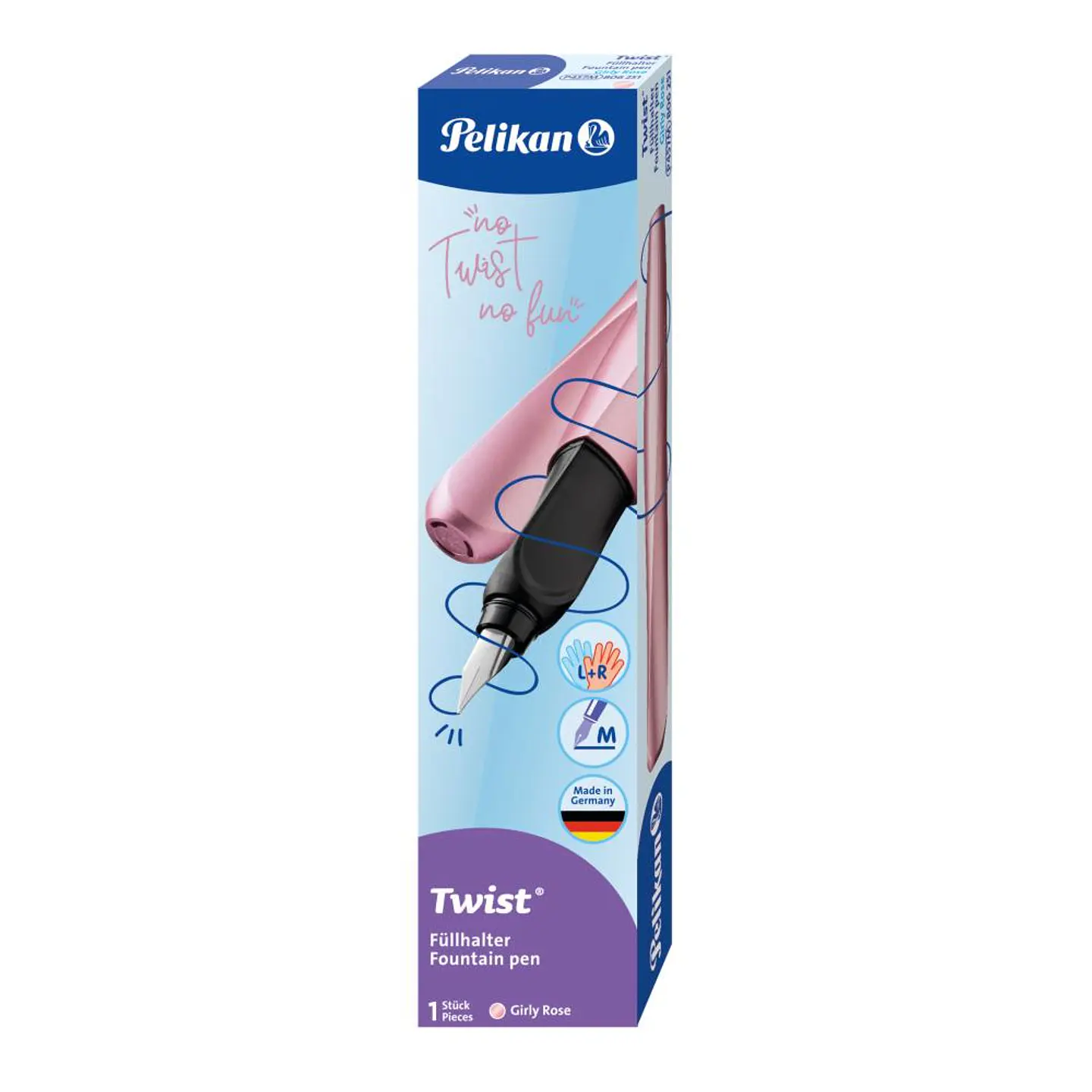 Pluma Twist estilográfico Pink 3