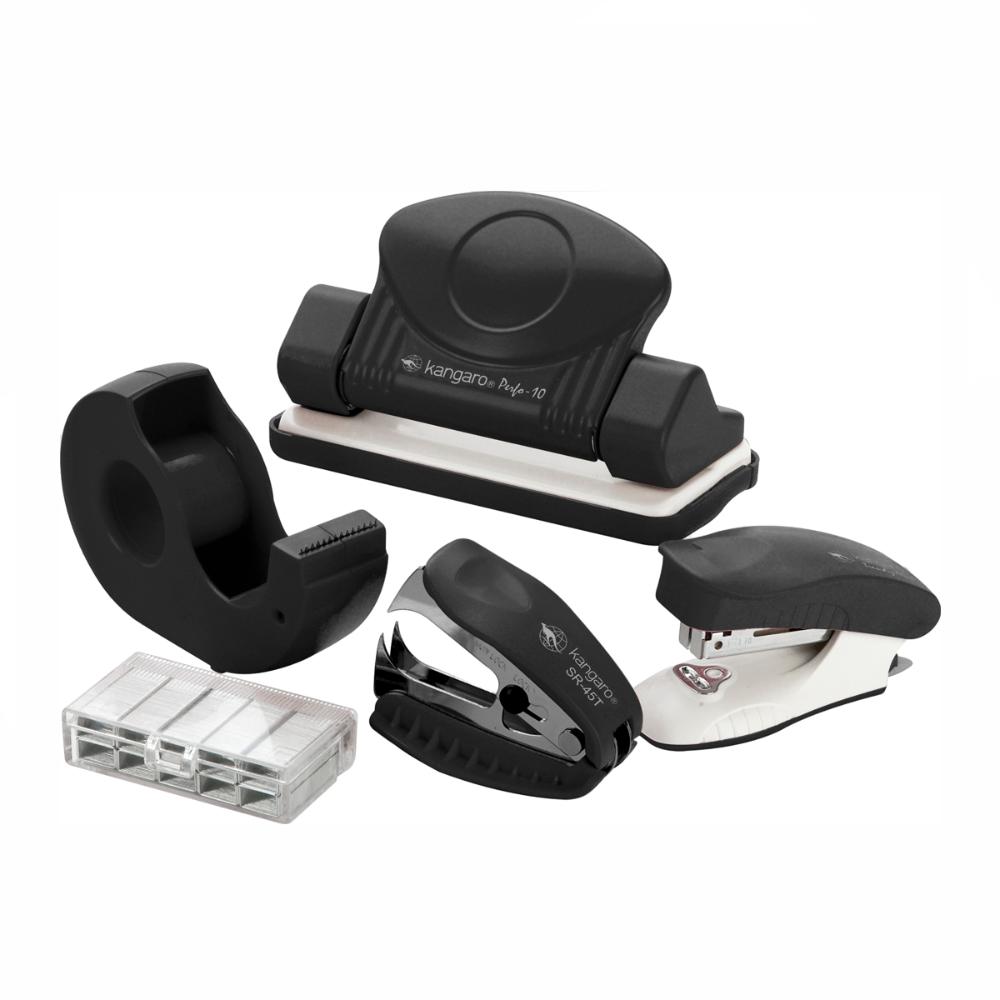 Set Perforadora + Corchetera + Disp de Cinta 10M/Z5 Negro