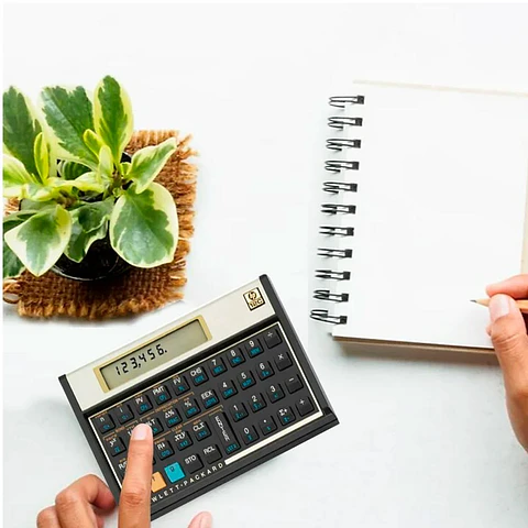 Calculadora HP Financiera 12C Negro/Oro