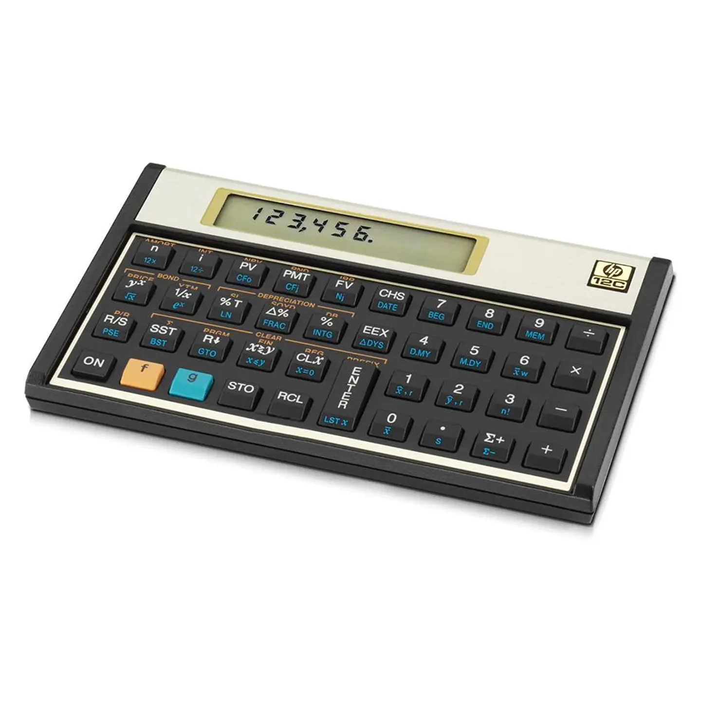 Calculadora HP Financiera 12C Negro/Oro 3