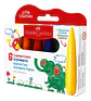 Crayón de Cera / Fácil Agarre 6 colores Faber Castel - Miniatura 2
