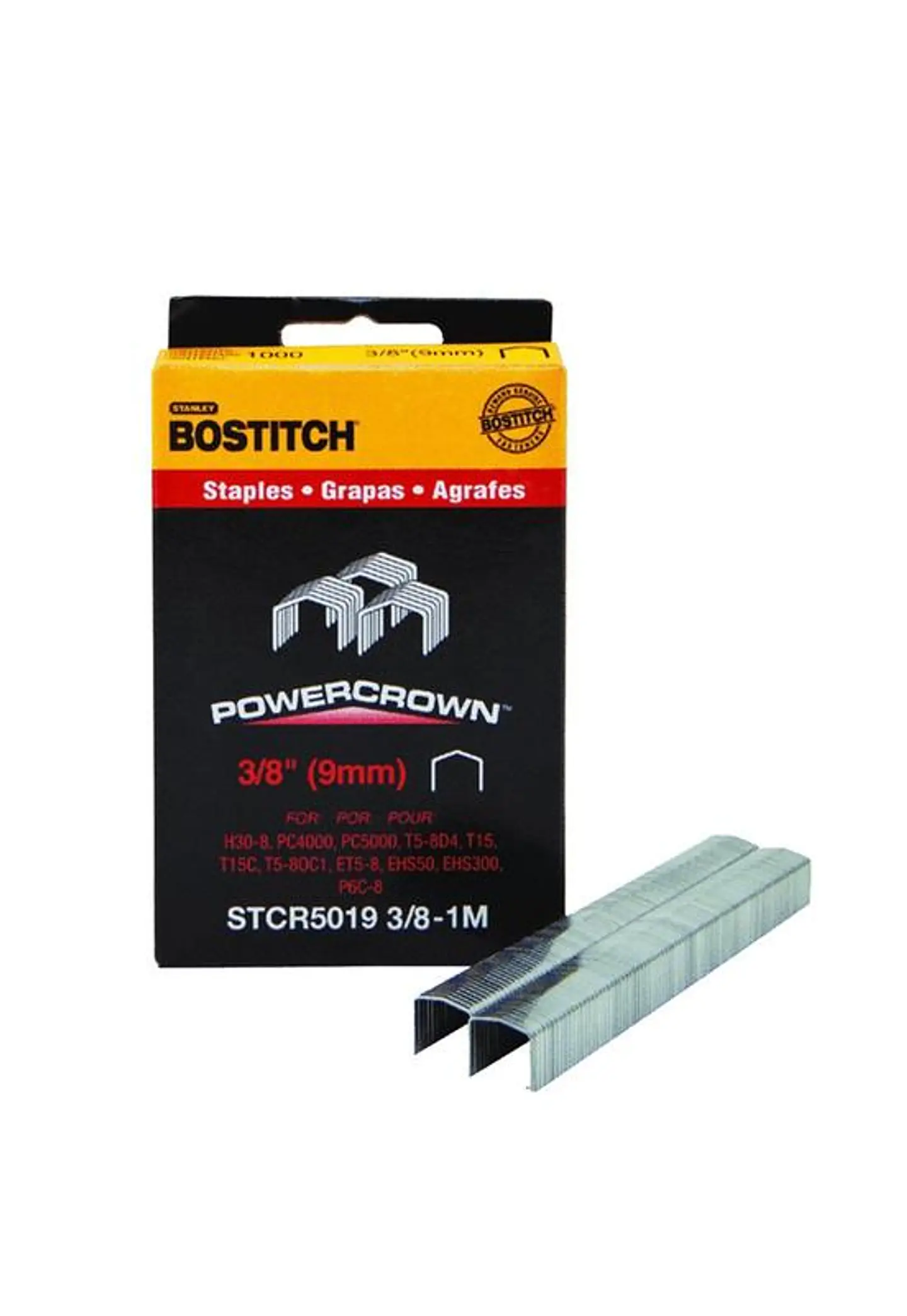 Corchetes STCR 5019 3/8  1000 unidades 1