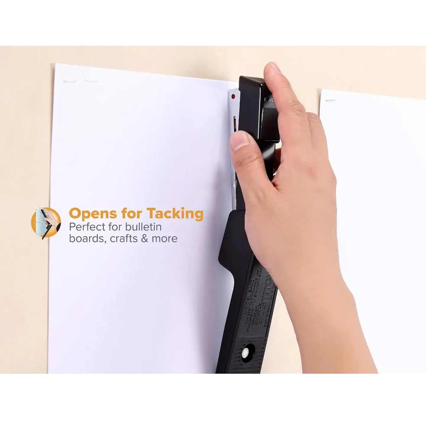 Corchetera Estándar Oficina B400 Bostitch Negra 4