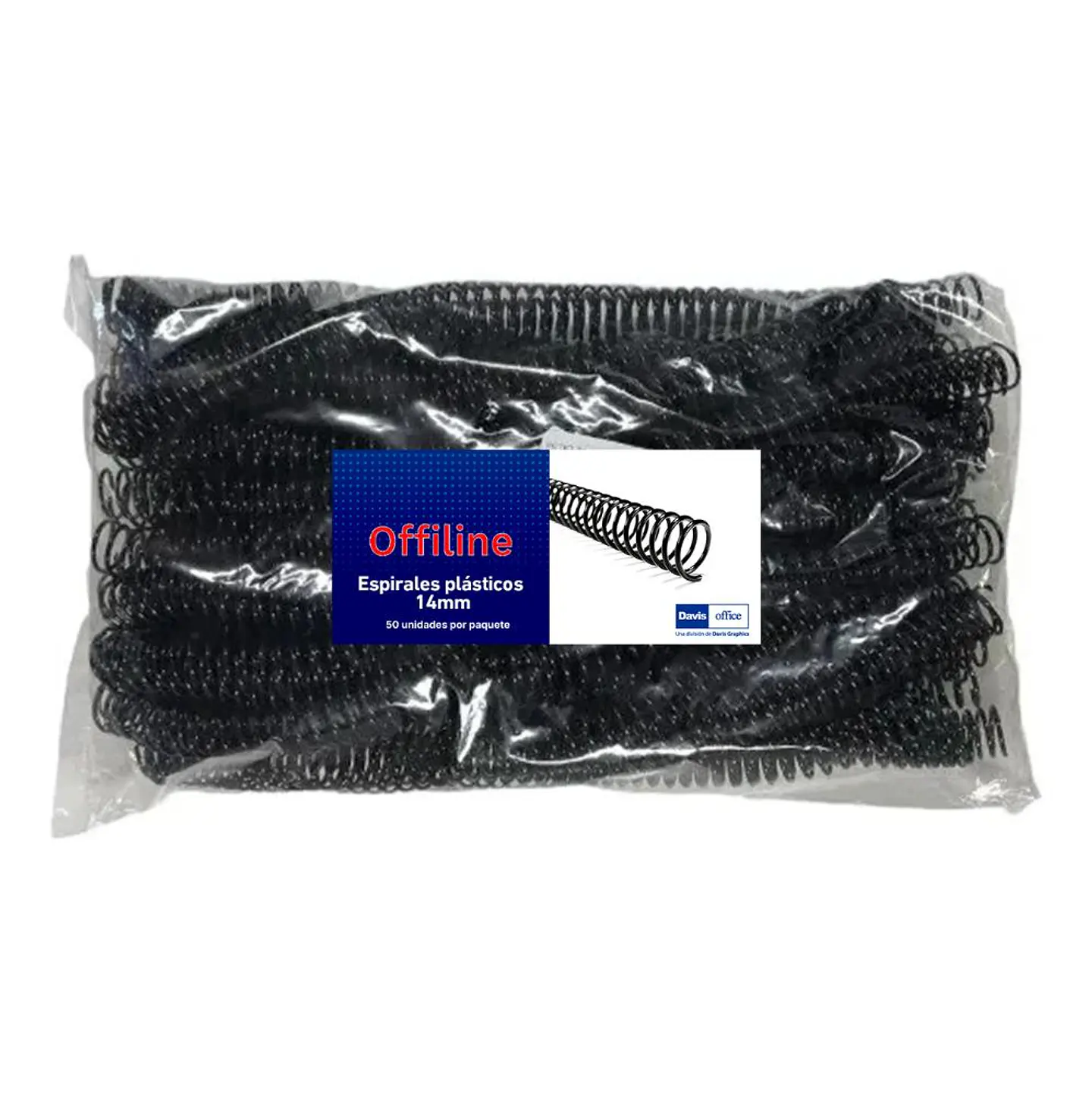 Espirales Plásticos para Encuadernado Negro Medida 8 a 36 mm 1