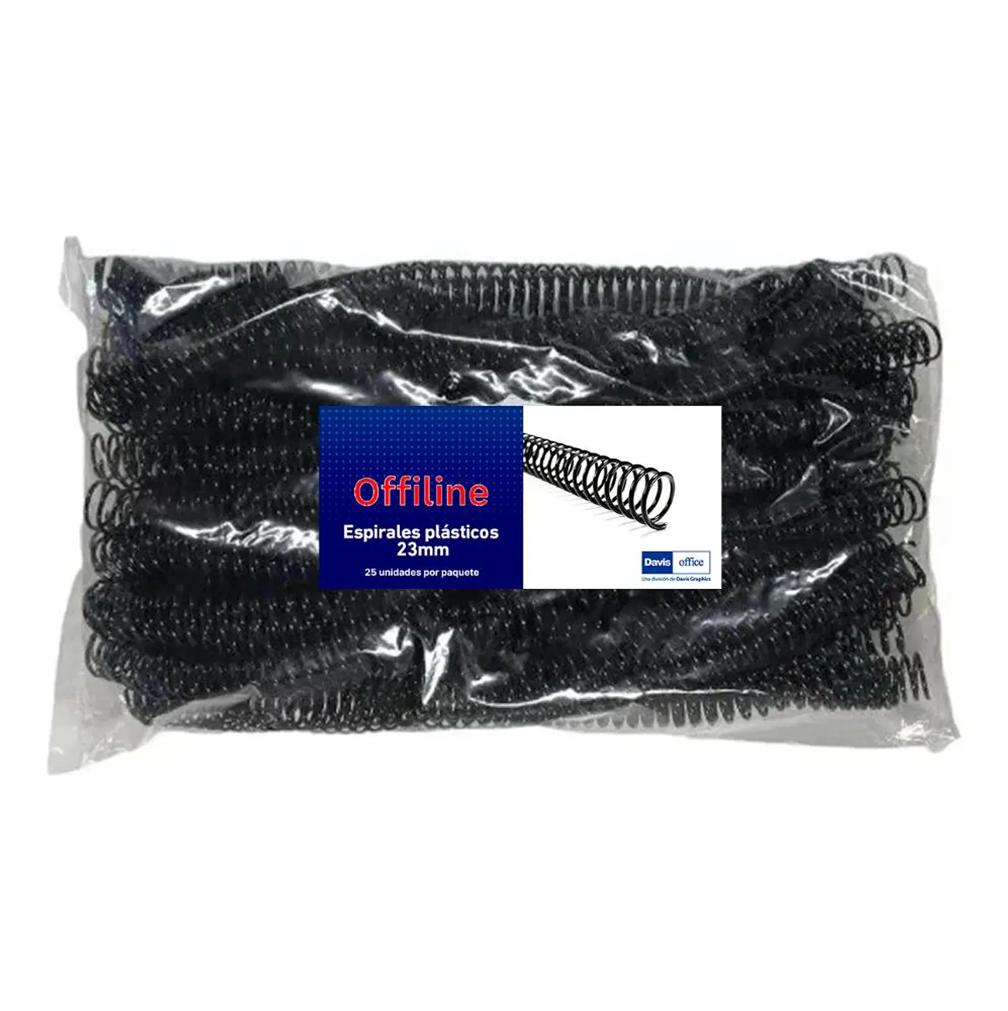 Espirales Plásticos para Encuadernado Negro Medida 8 a 36 mm 4