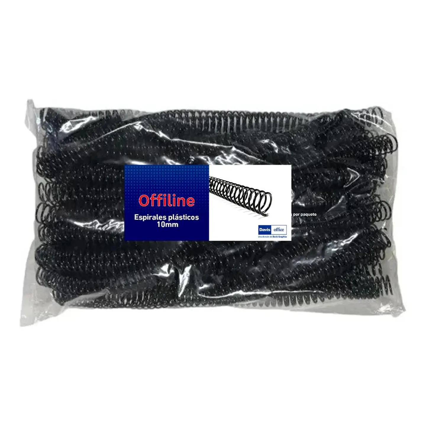 Espirales Plásticos para Encuadernado Negro Medida 8 a 36 mm 9