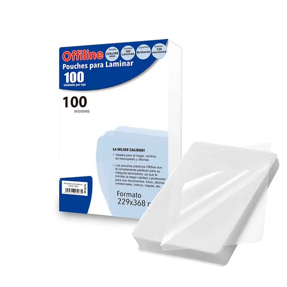 Pack 100 Láminas Termolaminar / Pouches 100mic 2