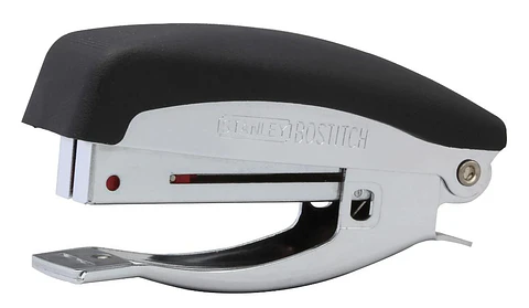 Corchetera Deluxe de Mano 20hojas Negra/Cromo