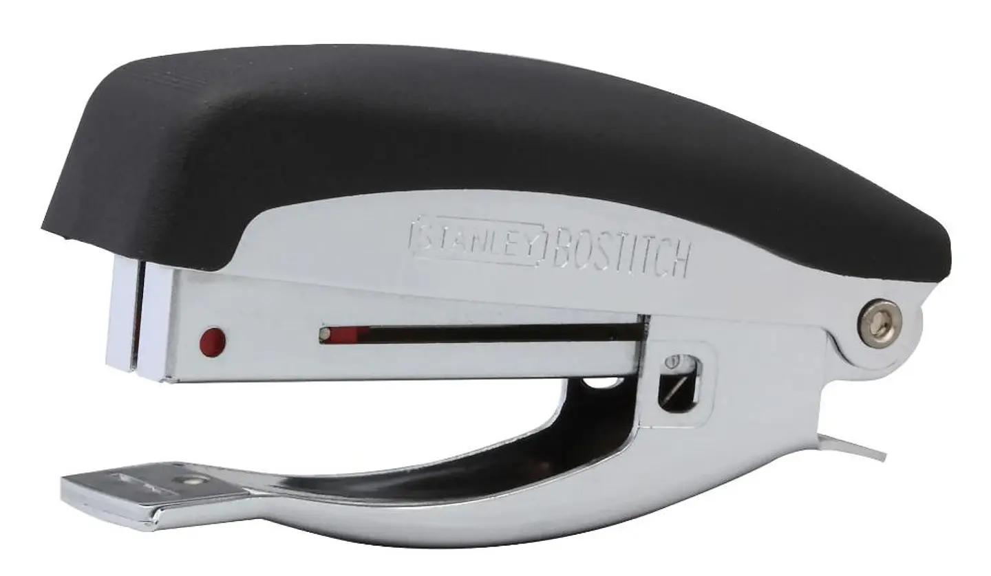 Corchetera Deluxe de Mano 20hojas Negra/Cromo 1