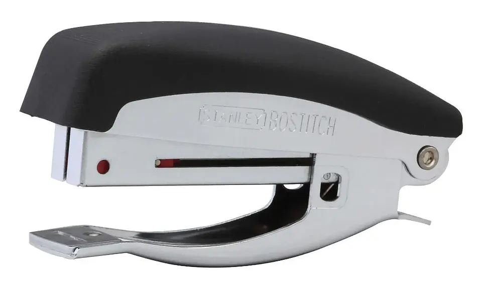 Corchetera Deluxe de Mano 20hojas Negra/Cromo 1