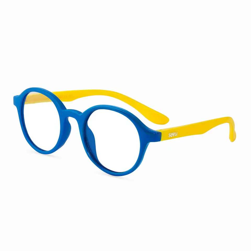 Anteojo Joa Kids Azul/Amarillo Pantalla sin grado 4