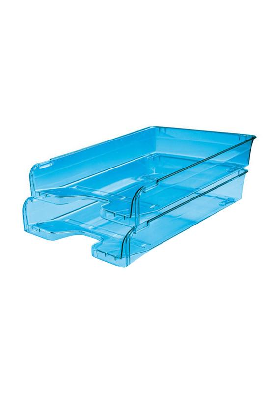 Bandeja Organizador Papeles Doble Azul