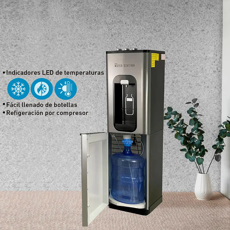 Dispensador Compresor Agua Water Station Bidón 10L o 20L 9