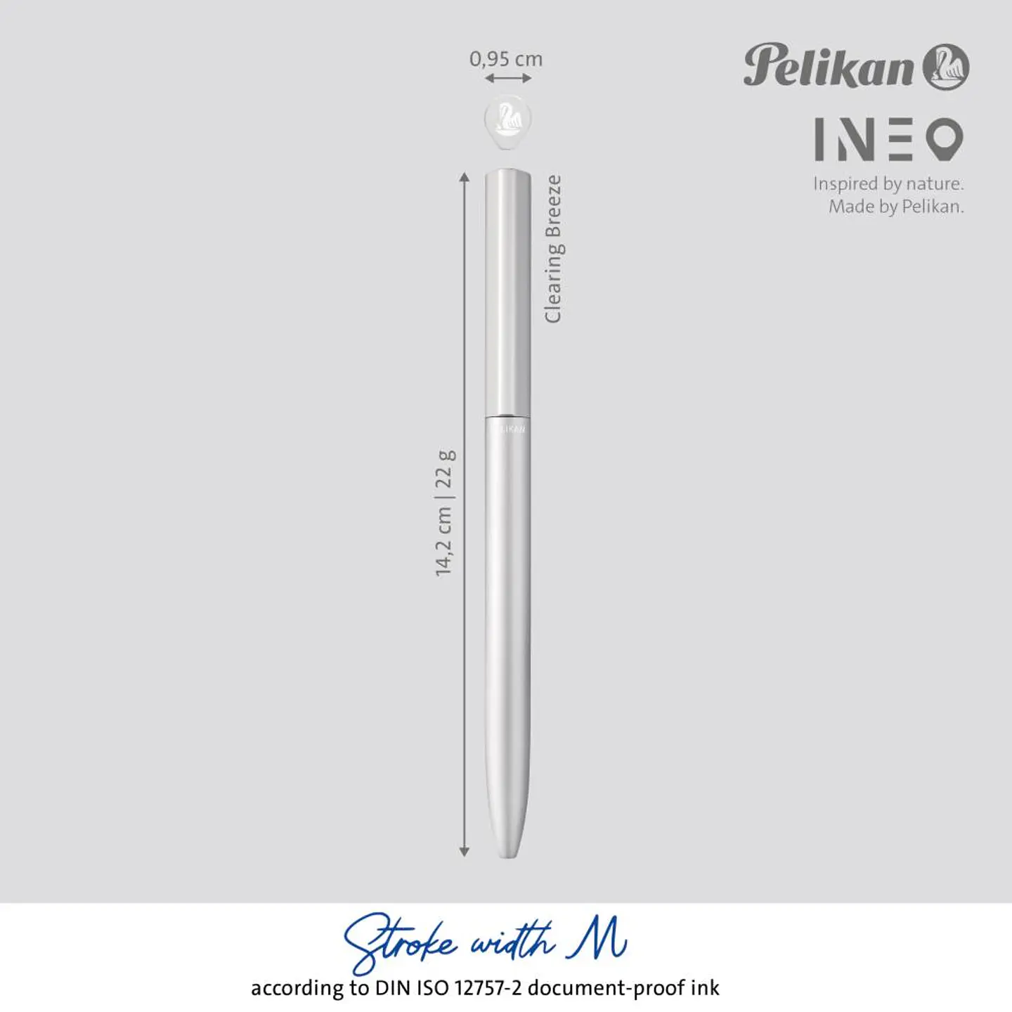 Bolígrafo Pelikan Ineo Elements Con Estuche Blanco 6