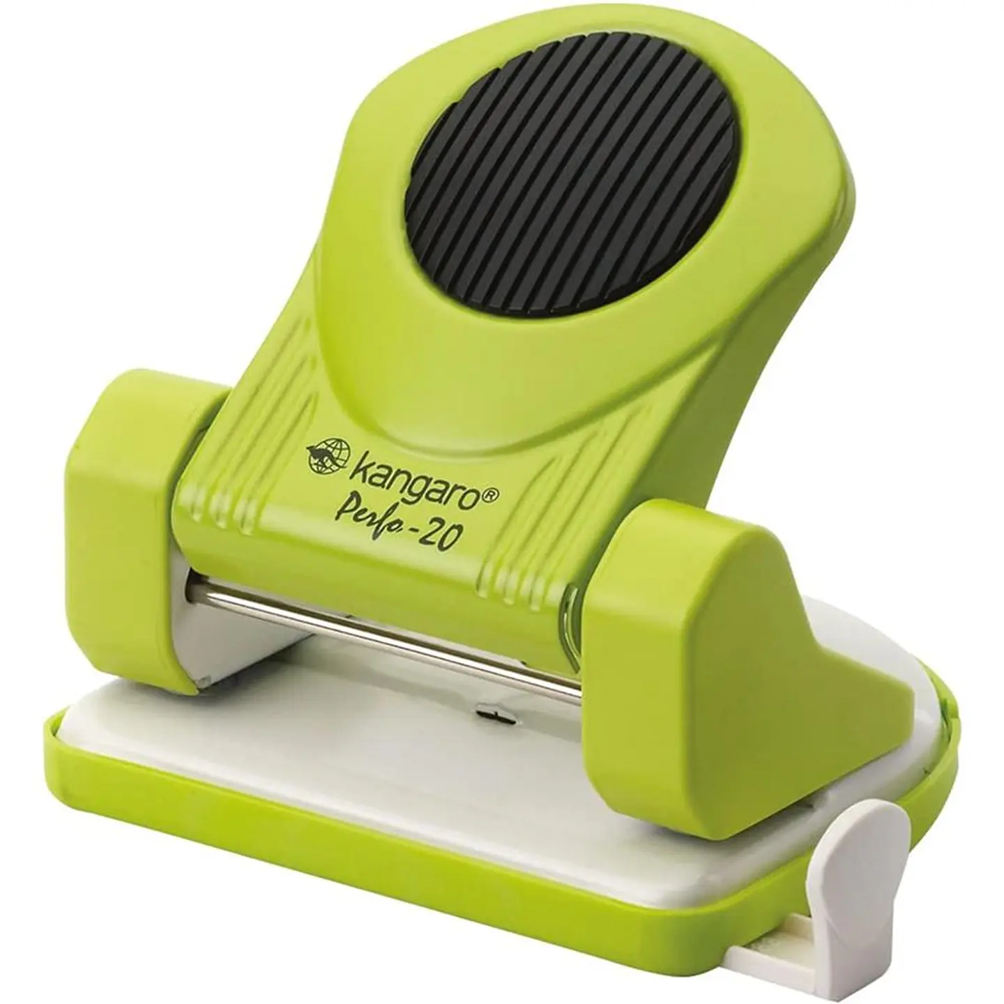 Perforadora Metal 20 hojas Kangaro Verde 1