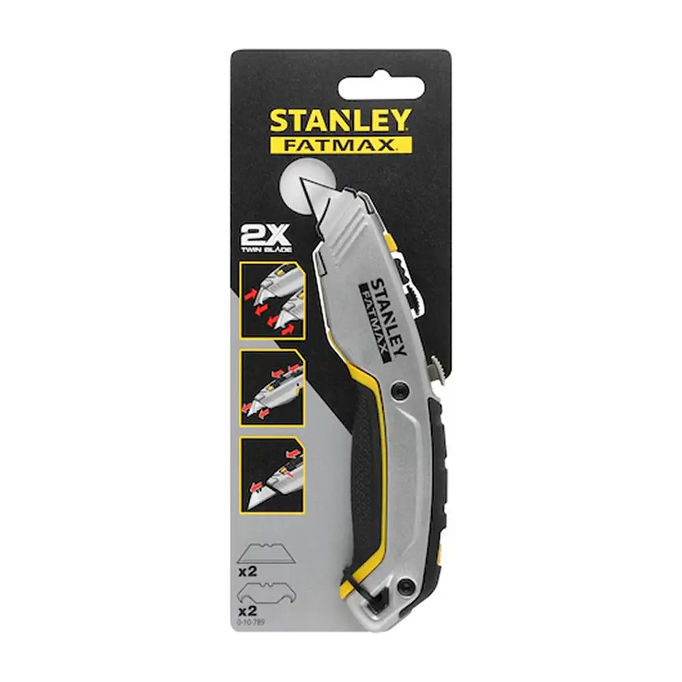 Cuchillo Cartonero Doble Hoja Stanley FatMax Xtreme Twin 5