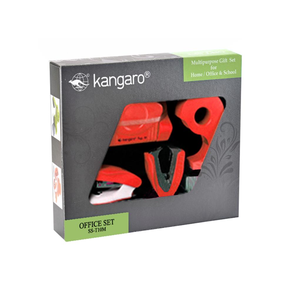 Set Perforadora + Corchetera + Disp de Cinta T10M Rojo