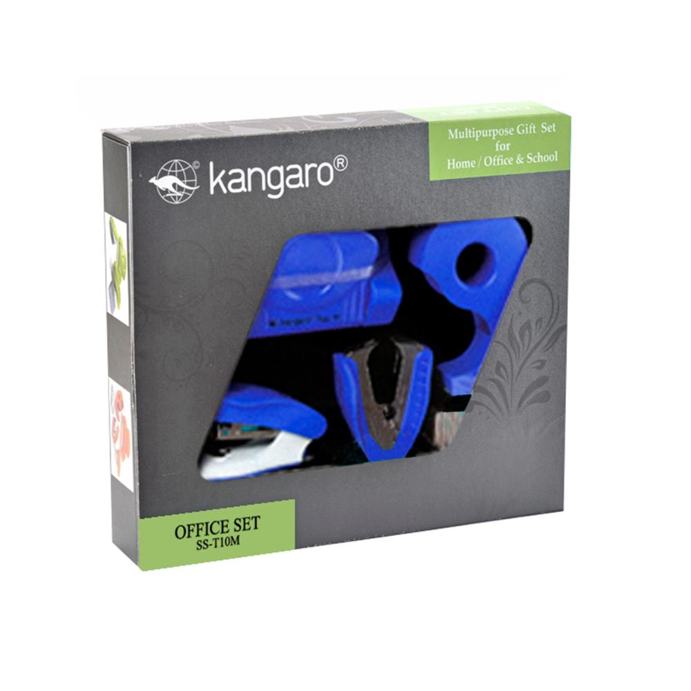 Set Perforadora + Corchetera + Disp de Cinta T10M Azul