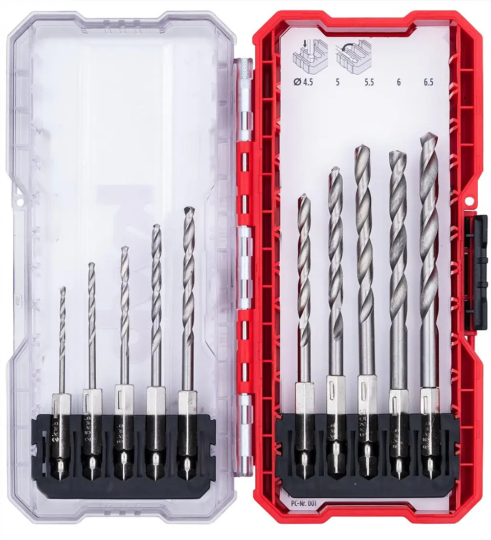 Set 10 Brocas HSS metal KWB 2