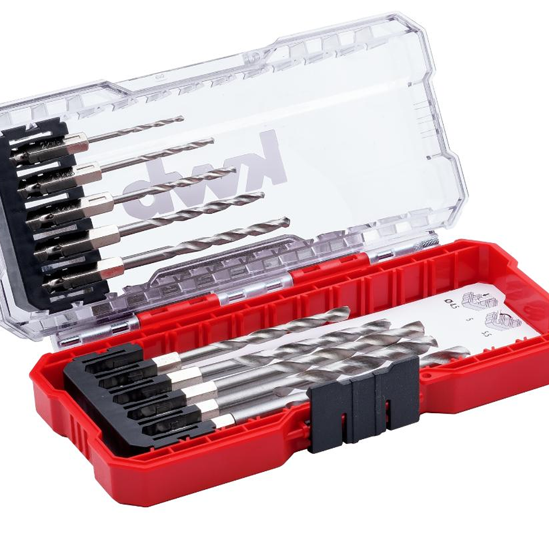 Set 10 Brocas HSS metal KWB 3