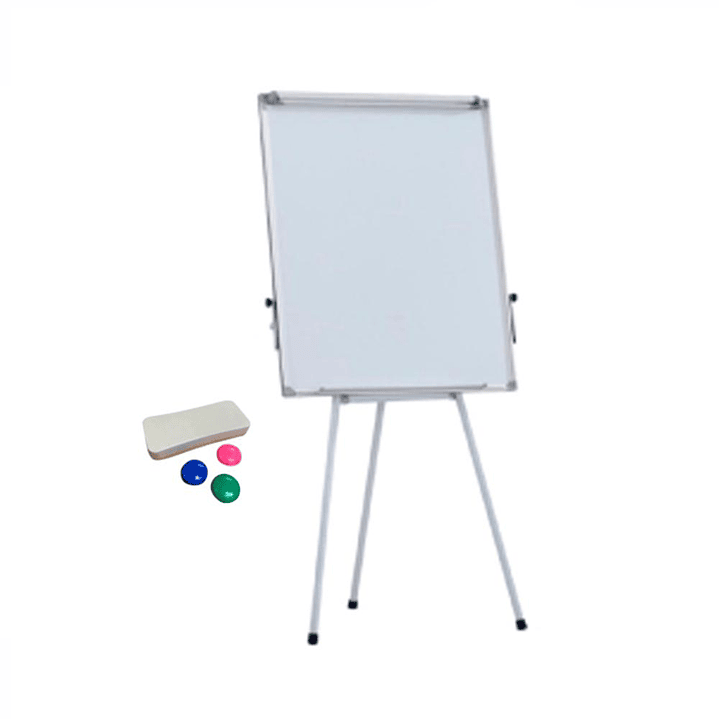 Pizarra Blanca / Acrílica con Atril 90x60cm 1