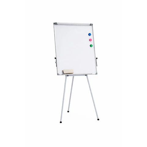 Pizarra Blanca / Acrílica con Atril 90x60cm