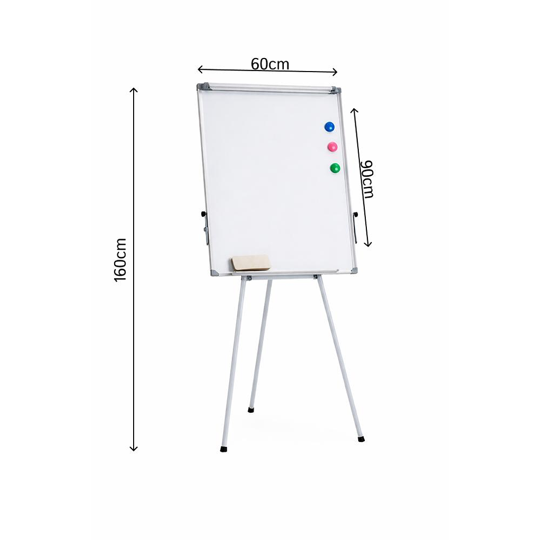 Pizarra Blanca / Acrílica con Atril 90x60cm 2