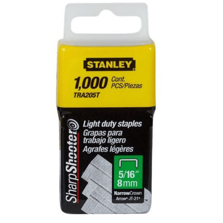 Corchetes 205T 5/16 1000 unidades 1