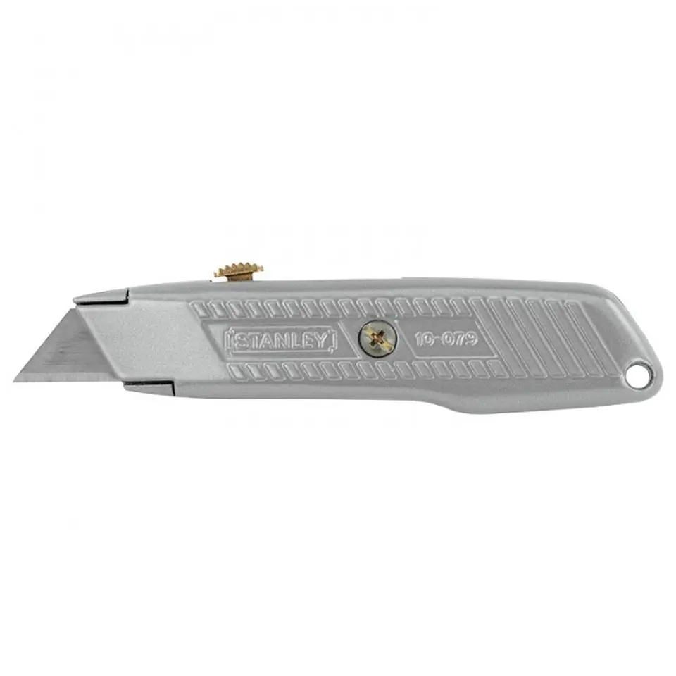 Cuchillo Cartonero Stanley Metálico 10-079 + 3 Hojas Repuest 2