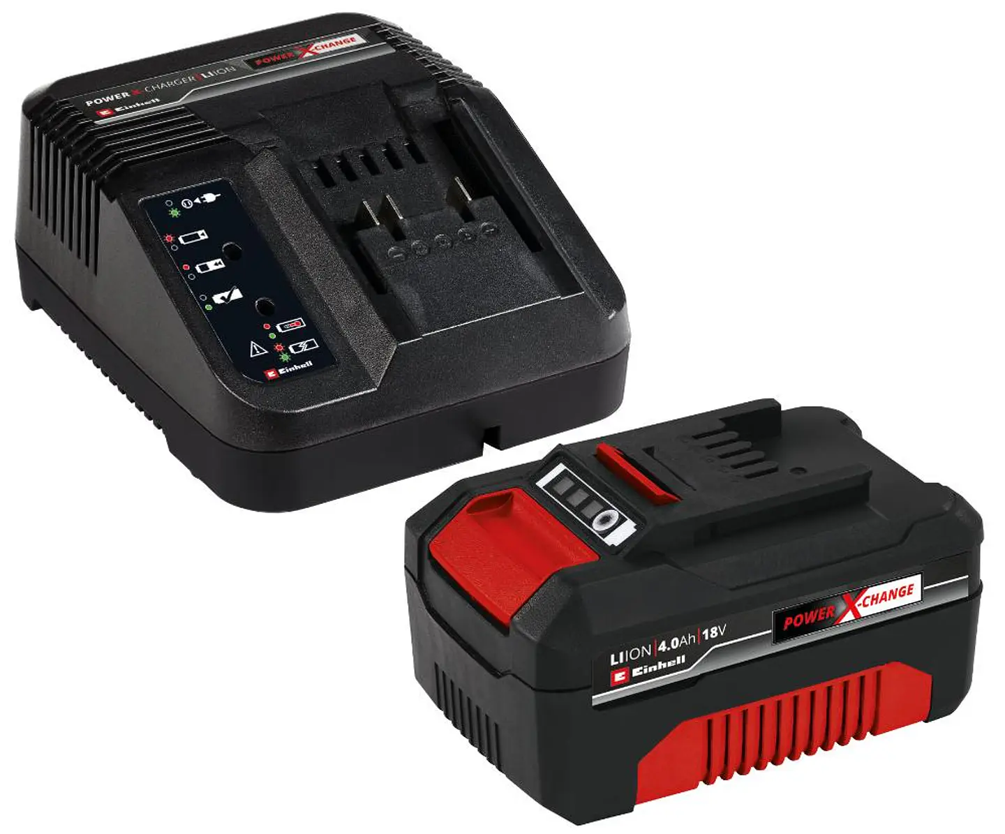 Kit Batería 4.0Ah - 18V y Cargador (Carga Rápida) Einhell 1