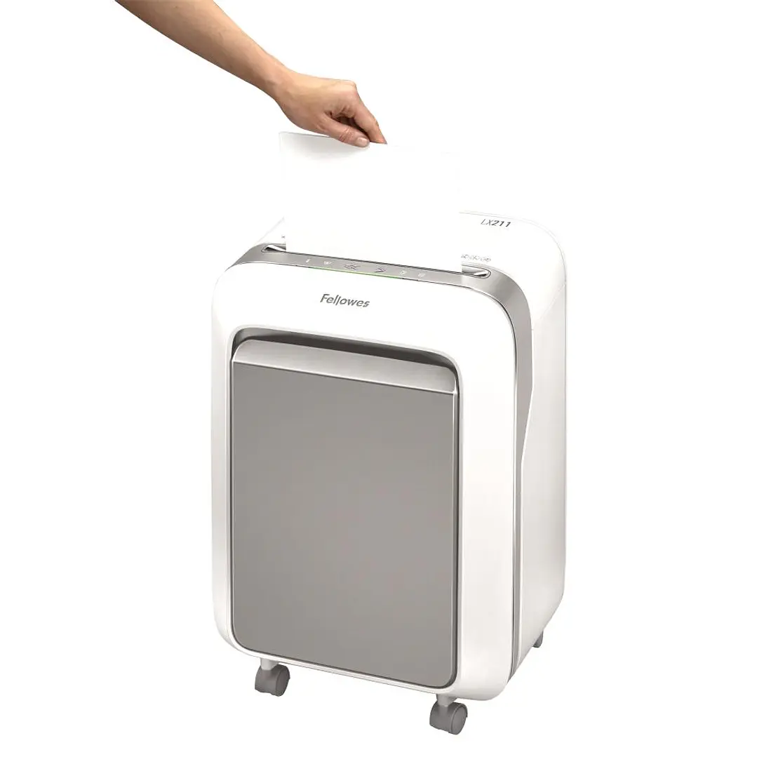Destructora / Trituradora de Documentos LX211 Blanca 2