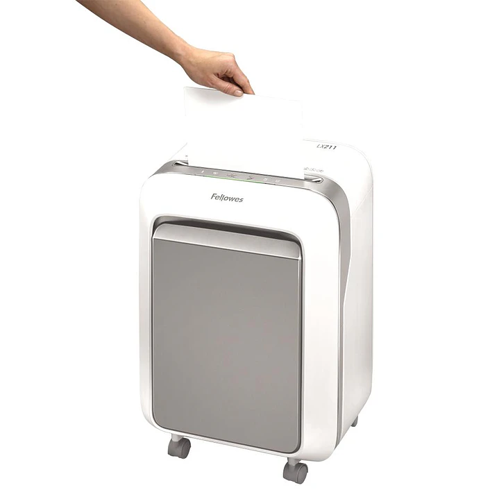 Destructora / Trituradora de Documentos LX211 Blanca 2