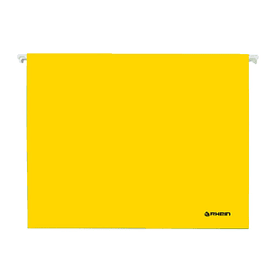 Pack 25 Carpeta Colgante Cartulina Oficio Amarillo Rhein